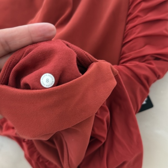 lululemon athletics align hr pant ruched cayenne High-Waisted Leggings Sz 8 NWT - Picture 10 of 14